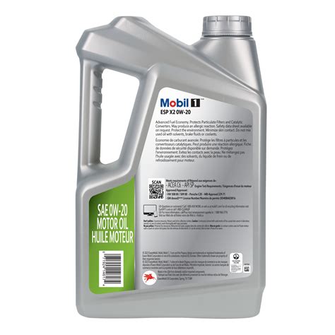 2 Pack Mobil 1 Esp X2 Full Synthetic Motor Oil 0W 20 1 Quart 2 Pack Mobil 1 Esp X2 Full Synthetic Motor Oil 0W 20 1 Quart