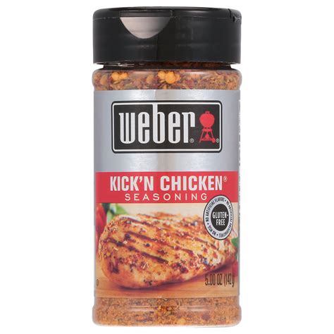 4 Pack Weber Kick N Chicken Seasoning 5 Oz Walmart Com 4 Pack Weber Kick N Chicken Seasoning 5 Oz Walmart Com