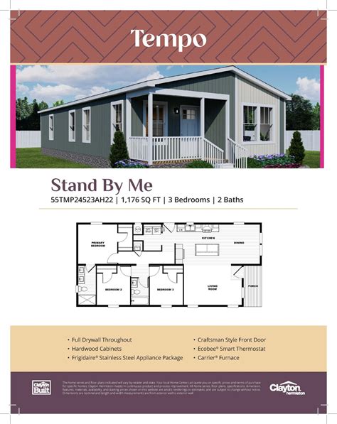 Clayton Homes Series Tempo Stand By Me Home Boys Clayton Homes Series Tempo Stand By Me Home Boys