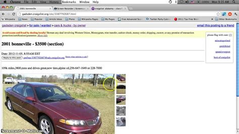 5 Tips Craigslist Cars