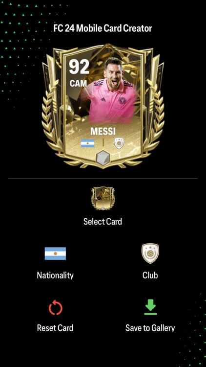 FC Mobile Card Creator Tool