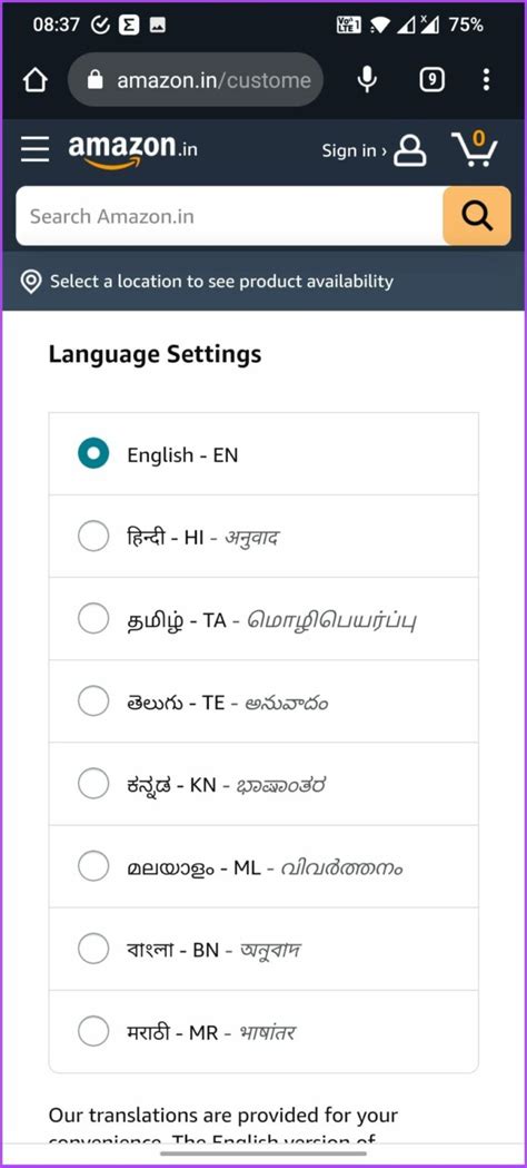 How To Change Language On Amazon A Complete Guide Guiding Tech How To Change Language On Amazon A Complete Guide Guiding Tech