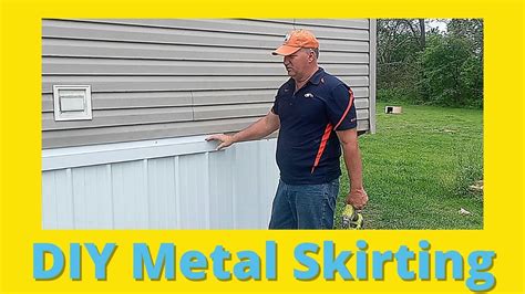 How To Change Vinyl To Metal Skirting For A Mobile Home Or Building How To Change Vinyl To Metal Skirting For A Mobile Home Or Building