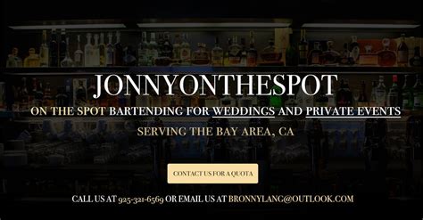 Jonnyonthespot Bay Area Mobile Bartending Event Bartending Jonnyonthespot Bay Area Mobile Bartending Event Bartending