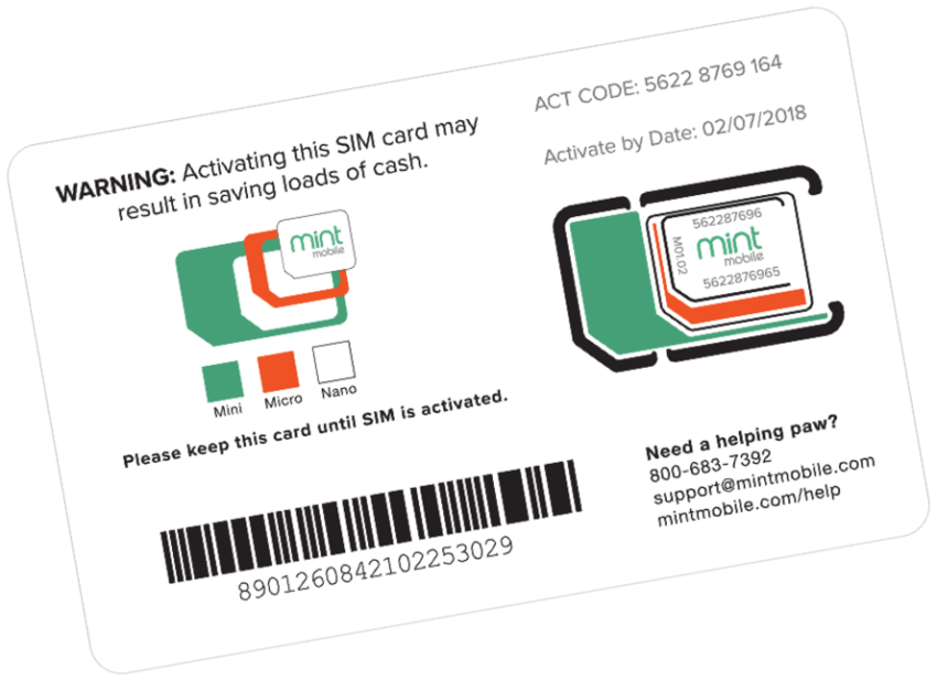Mint Mobile SIM Kit