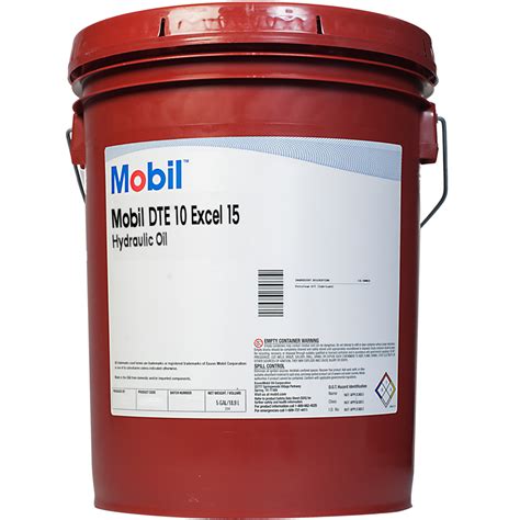 Mobil DTE 10 Excel 15 Lubricant Overview Mobil DTE 10 Excel 15 Lubricant Overview