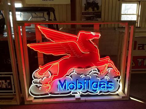Mobil Pegasus Neon Lighted Sign 5Ftx4ft Ebay Neon Light Signs Neon Mobil Pegasus Neon Lighted Sign 5Ftx4ft Ebay Neon Light Signs Neon