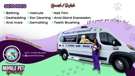 Mobile Dog Grooming Houston TX Services