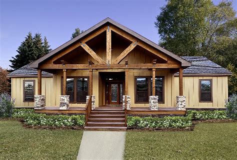 Modular Home With Dual Front Porches Modular Home With Dual Front Porches