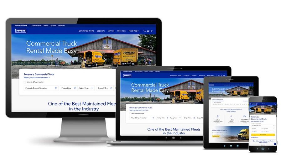 Penske Relaunches Truck Rental Website For Business Customers Penske Penske Relaunches Truck Rental Website For Business Customers Penske