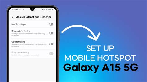 Samsung A15 Mobile Hotspot