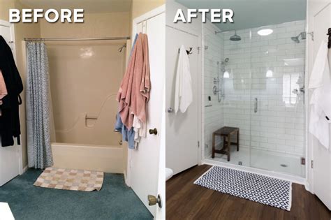 Tub To Shower Conversion Before And After Shower Stall Kits Diy Tub To Shower Conversion Before And After Shower Stall Kits Diy